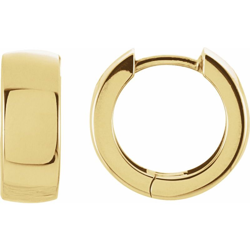 Hinged Hoop Earrings No. 7