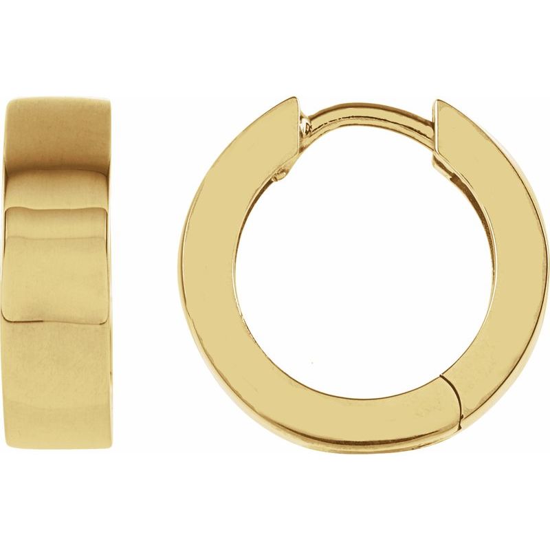 Hinged Hoop Earrings No. 6