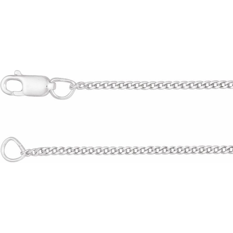 1.35 mm Diamond-Cut Curb Chain
