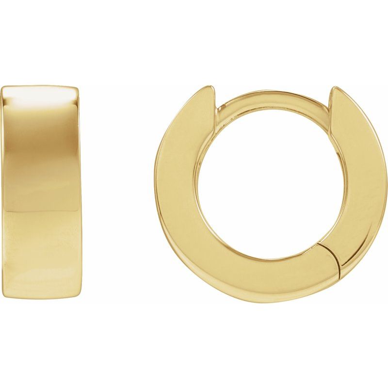 Hinged Hoop Earrings No. 6