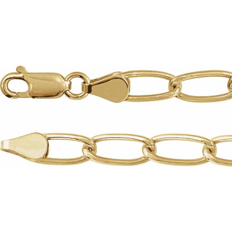 5.7 mm Elongated Curb Chain