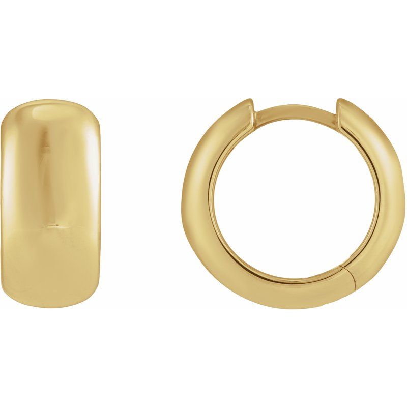 Hinged Hoop Earrings No. 4