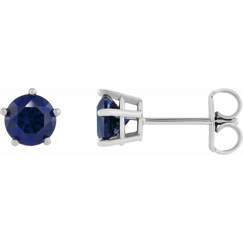 Solitaire Stud Earrings