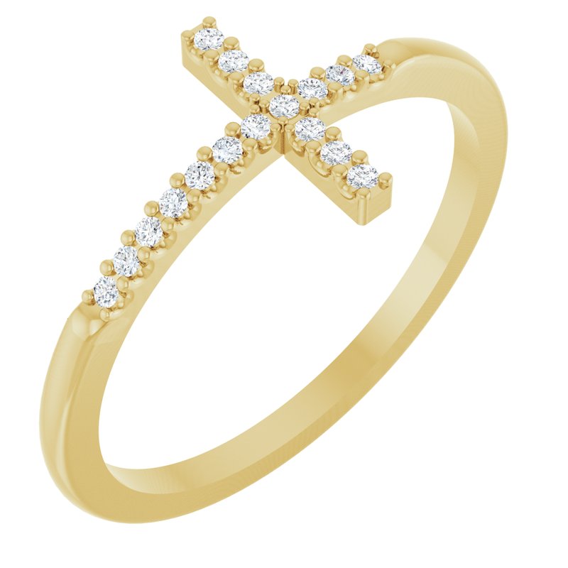 Sideways Cross Ring