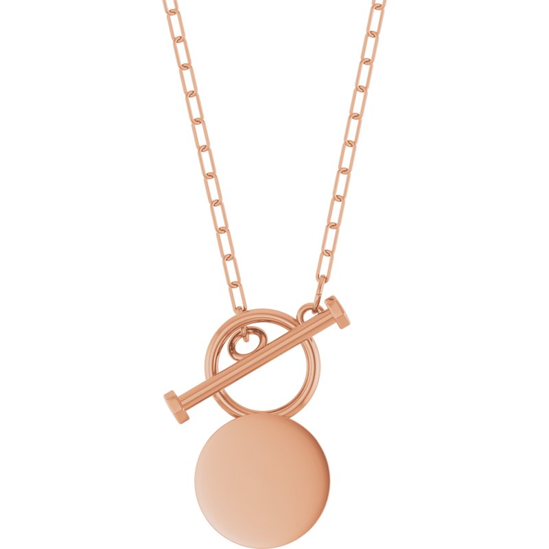 Engravable Toggle 18″ Necklace