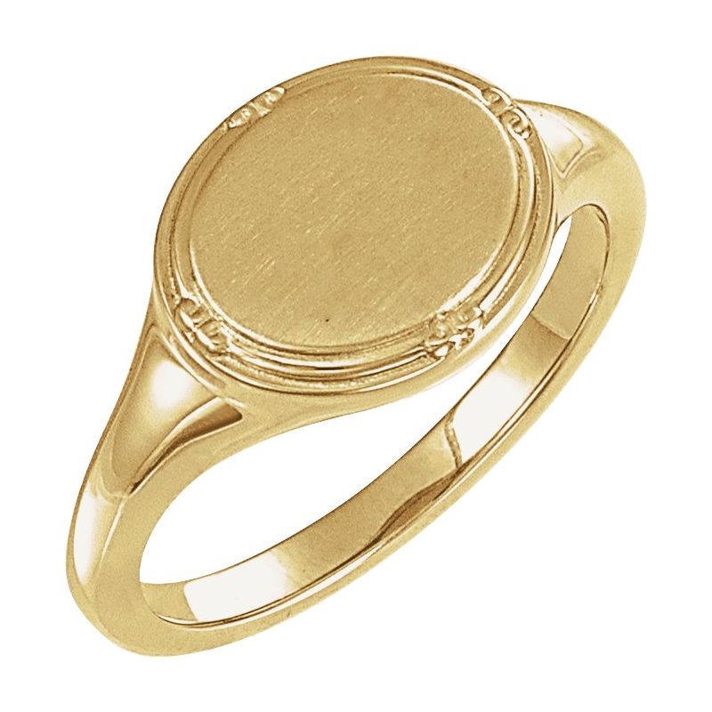 Vintage-Inspired Signet Ring