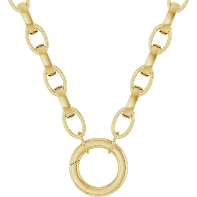 Circle Charm 18" Necklace
