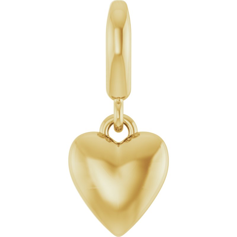 Puffed Heart Charm/Pendant No. 2