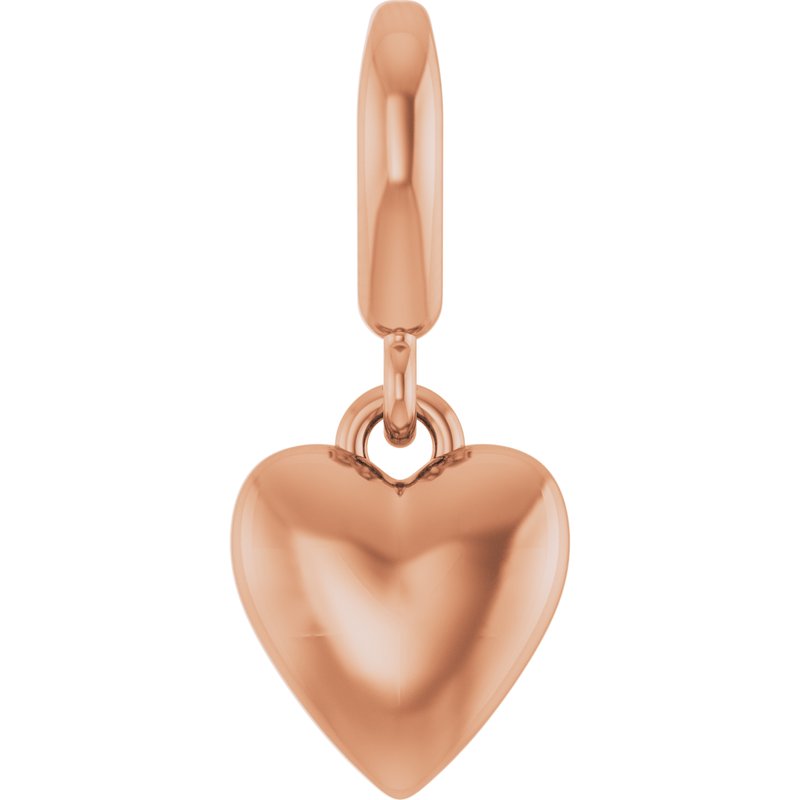 Puffed Heart Charm/Pendant No. 2