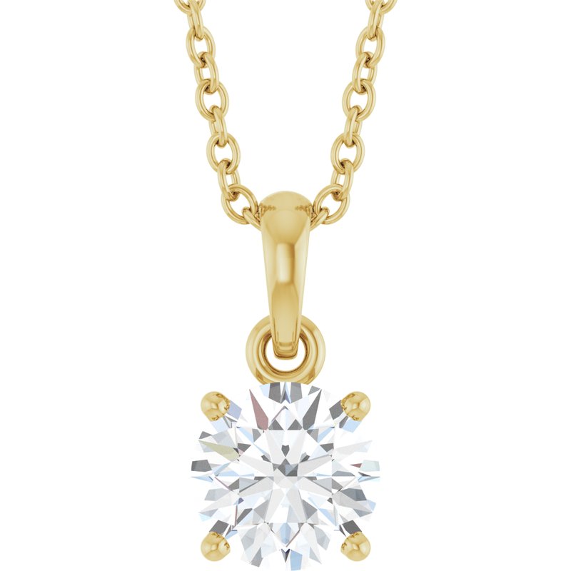 Accented Necklace or Pendant — Lab-Grown Diamond