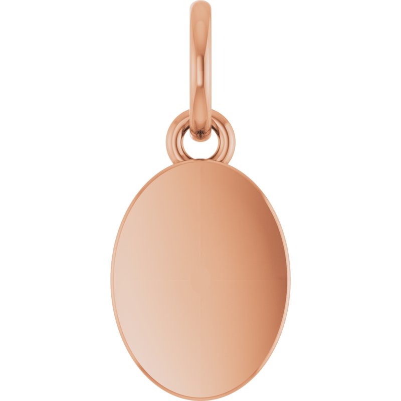 Engravable Oval Pendant