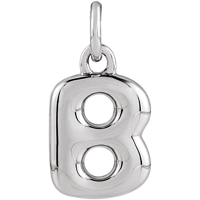 Bubble Initial Necklace or Pendant
