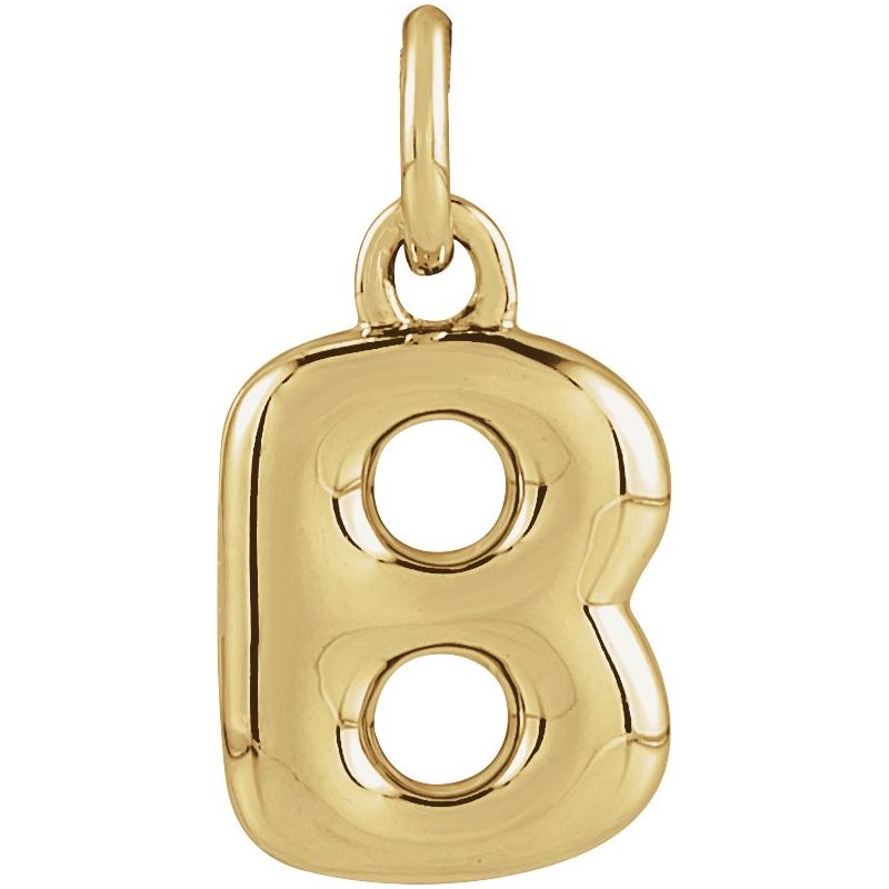 Bubble Initial Necklace or Pendant