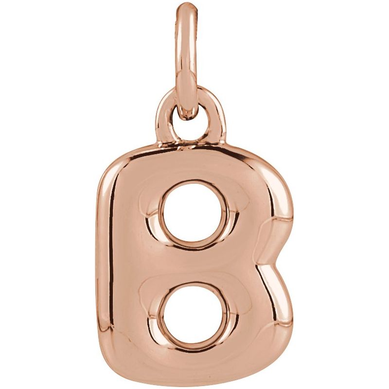Bubble Initial Necklace or Pendant