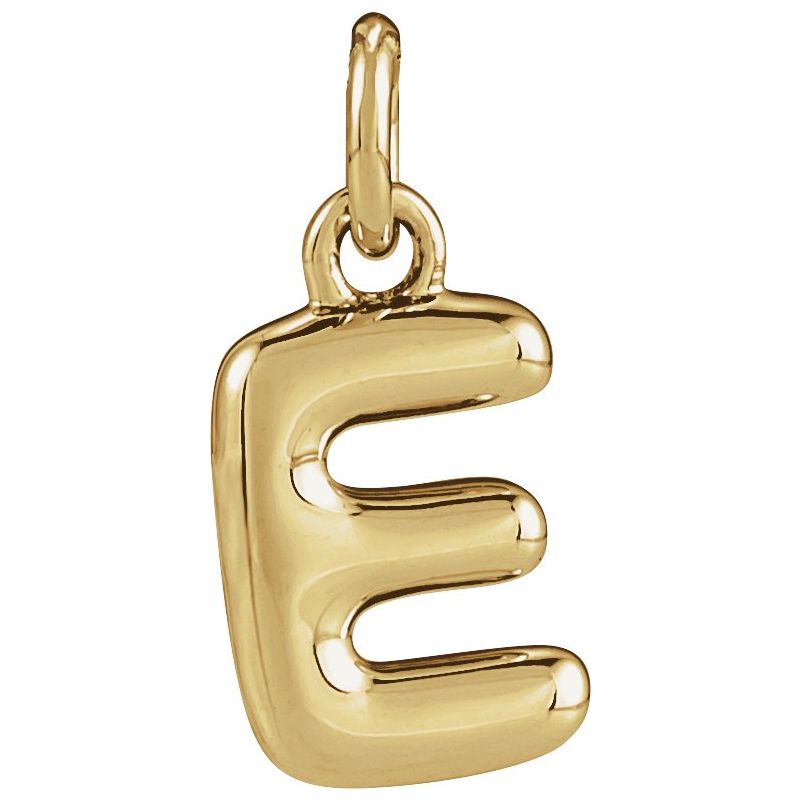 Bubble Initial Necklace or Pendant