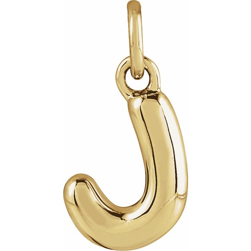 Bubble Initial Necklace or Pendant