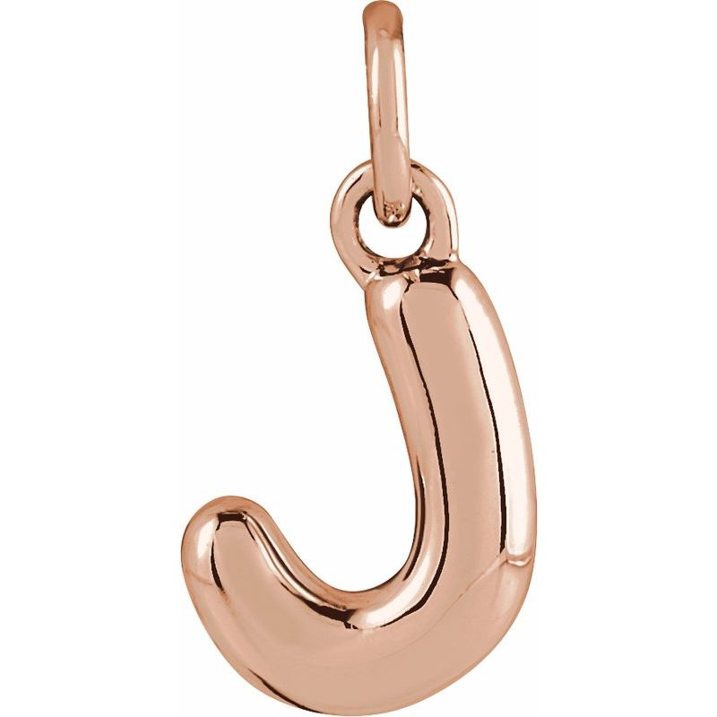 Bubble Initial Necklace or Pendant