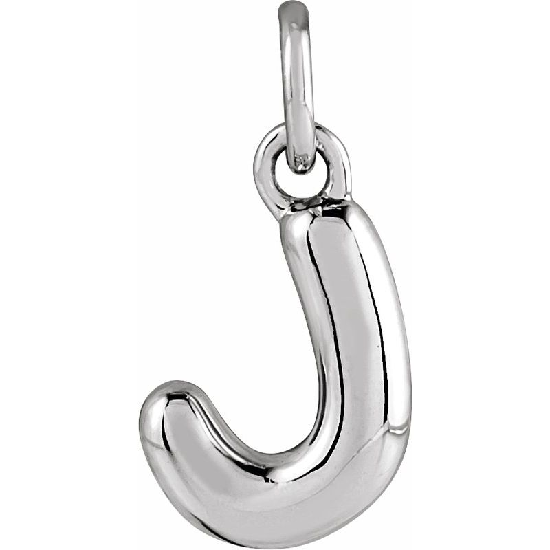 Bubble Initial Necklace or Pendant