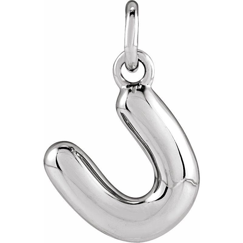 Bubble Initial Necklace or Pendant