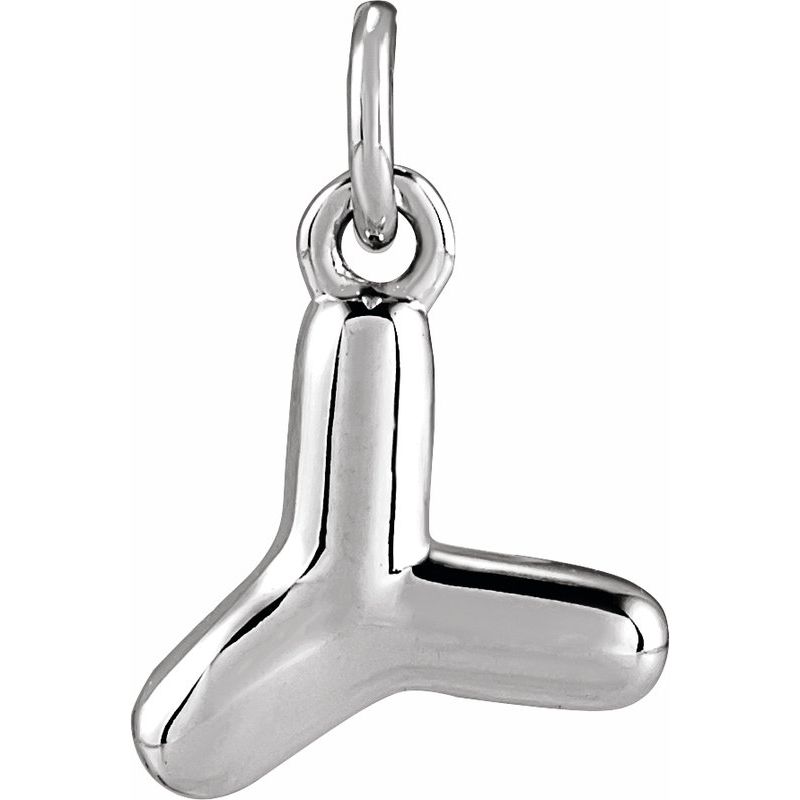 Bubble Initial Necklace or Pendant