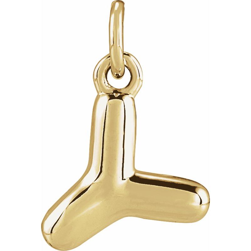 Bubble Initial Necklace or Pendant