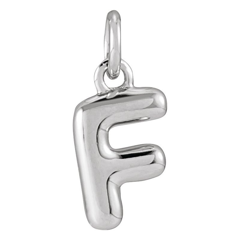 Bubble Initial Necklace or Pendant