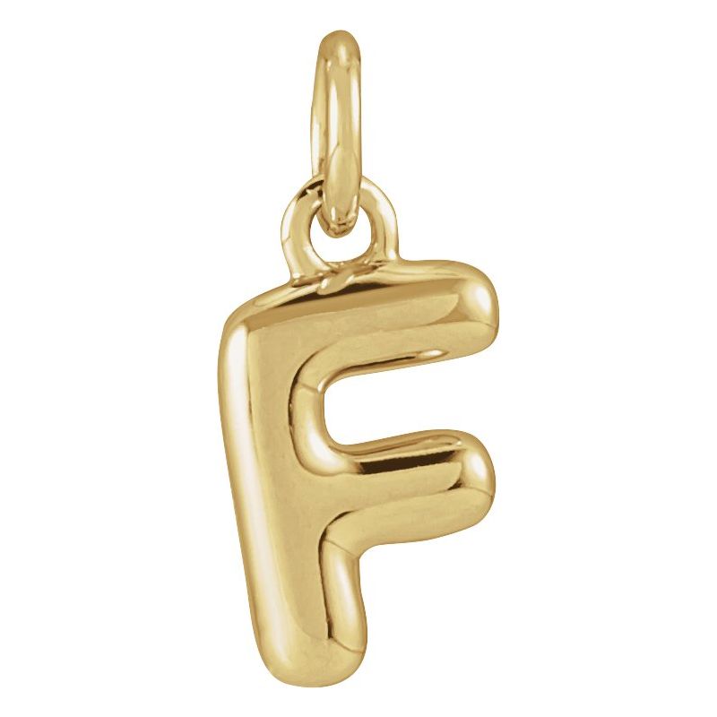 Bubble Initial Necklace or Pendant