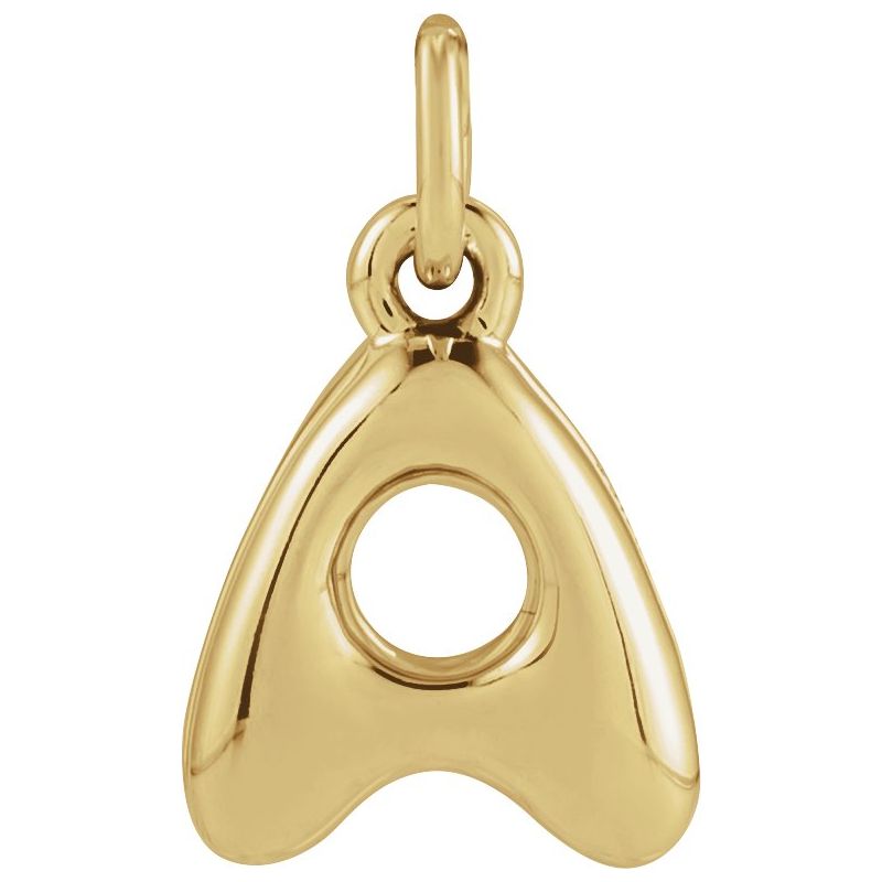 Bubble Initial Necklace or Pendant