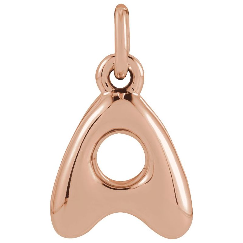 Bubble Initial Necklace or Pendant