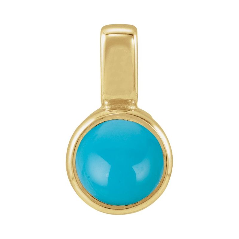 Bezel-Set Cabochon Pendant
