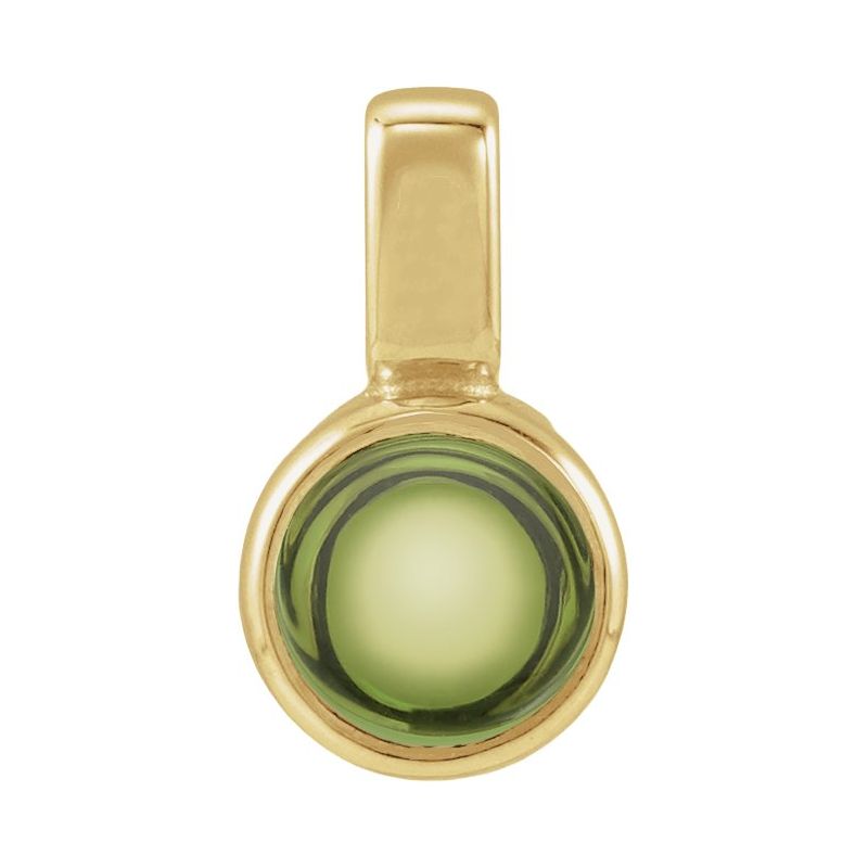 Bezel-Set Cabochon Pendant