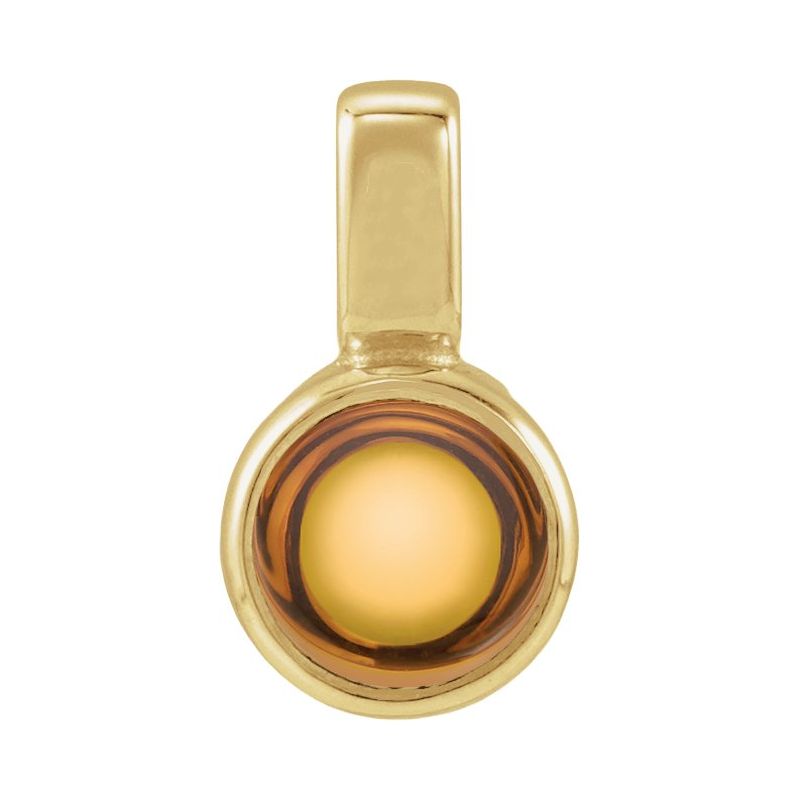 Bezel-Set Cabochon Pendant
