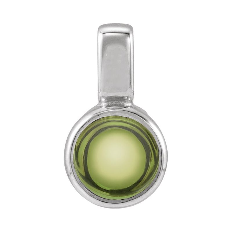 Bezel-Set Cabochon Pendant