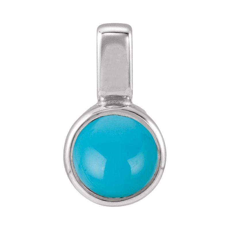 Bezel-Set Cabochon Pendant