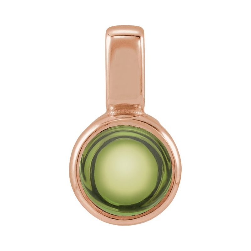 Bezel-Set Cabochon Pendant