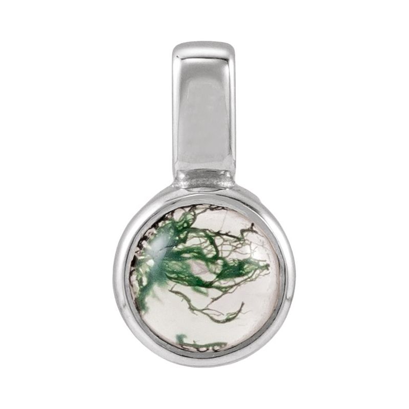 Bezel-Set Cabochon Pendant