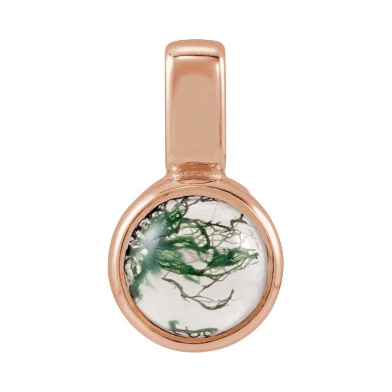 Bezel-Set Cabochon Pendant
