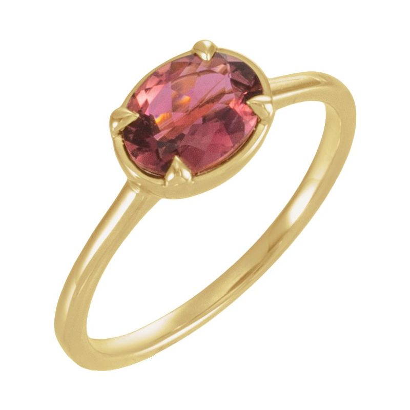 Claw-Prong Bezel-Style Solitaire Ring