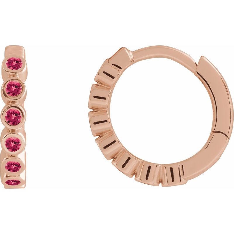 Hinged Hoop Earrings No. 8
