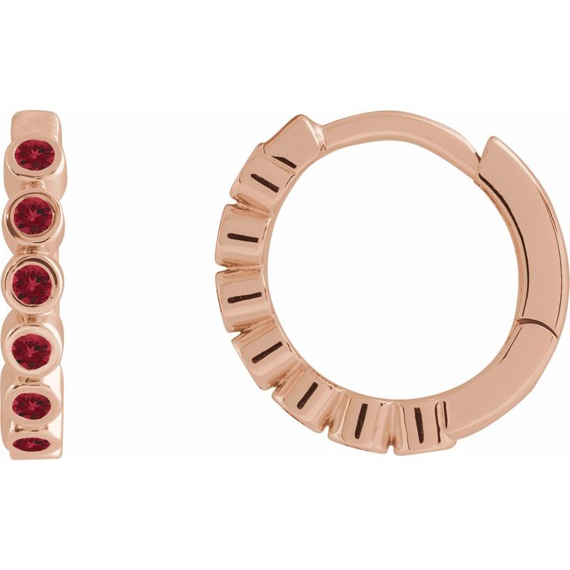 Hinged Hoop Earrings No. 8