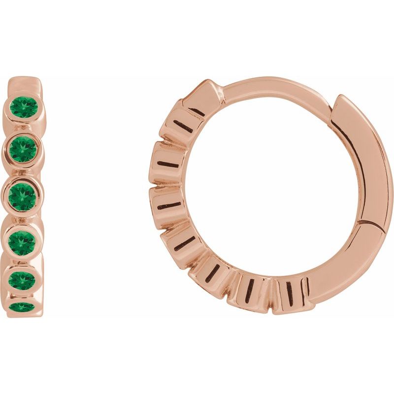 Hinged Hoop Earrings No. 8