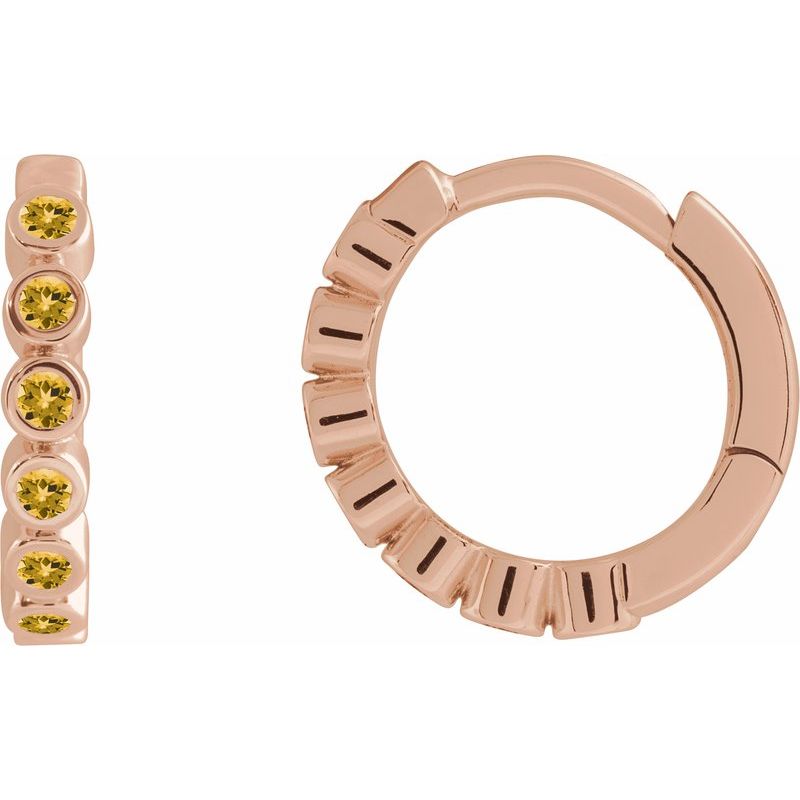 Hinged Hoop Earrings No. 8