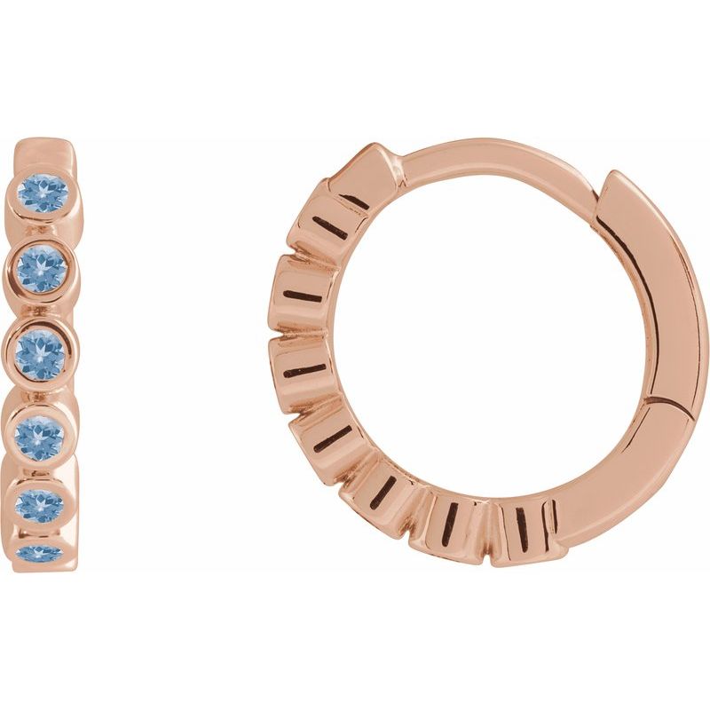 Hinged Hoop Earrings No. 8
