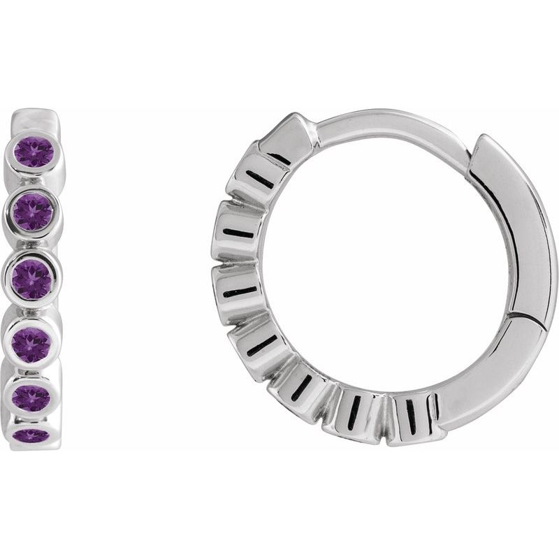 Hinged Hoop Earrings No. 8