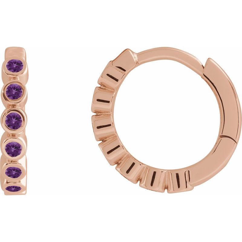 Hinged Hoop Earrings No. 8