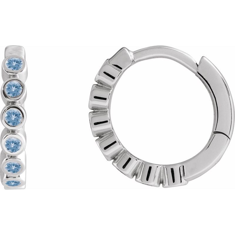 Hinged Hoop Earrings No. 8