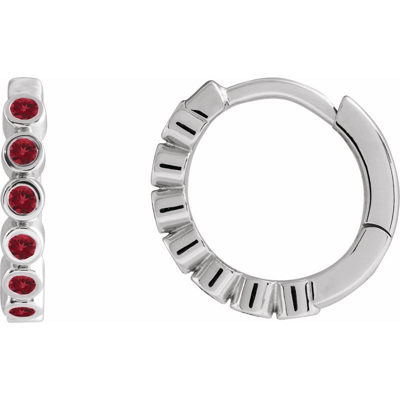 Hinged Hoop Earrings No. 8