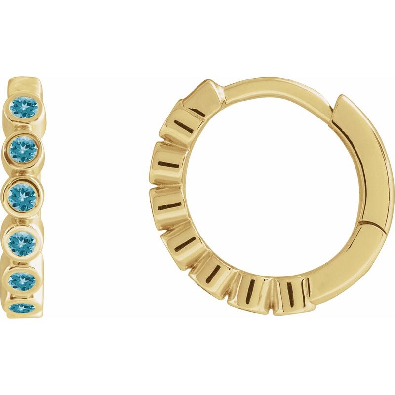 Hinged Hoop Earrings No. 8