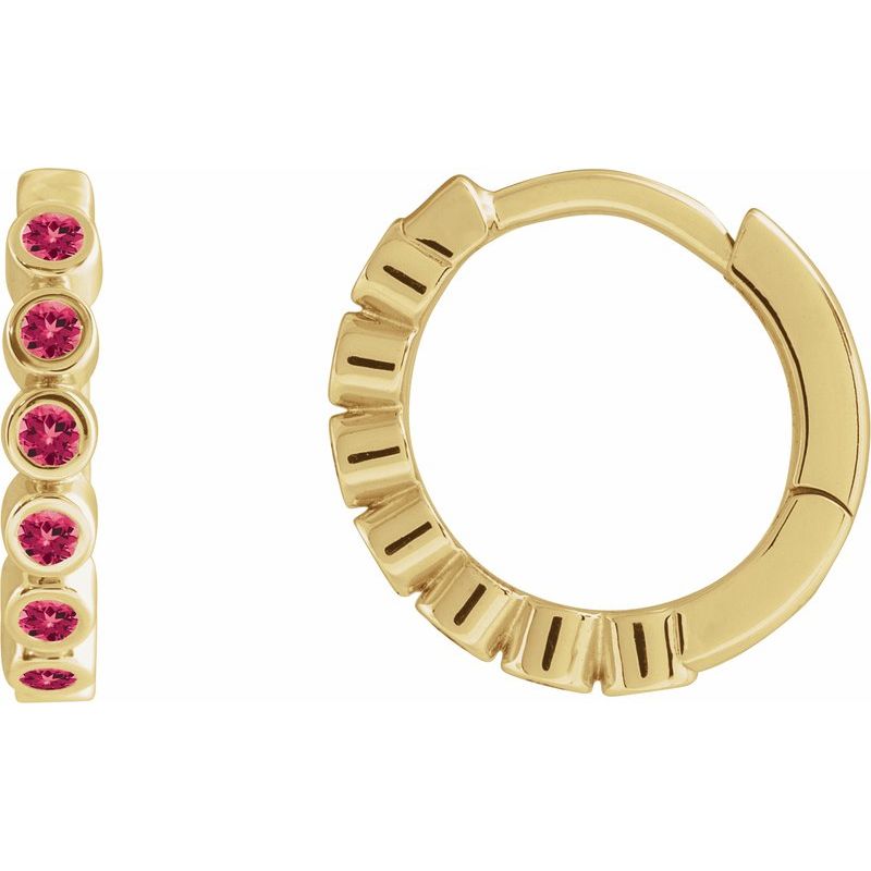 Hinged Hoop Earrings No. 8