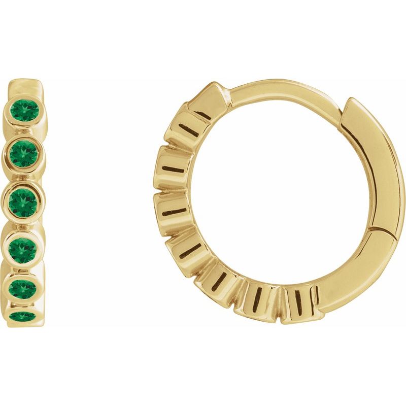 Hinged Hoop Earrings No. 8